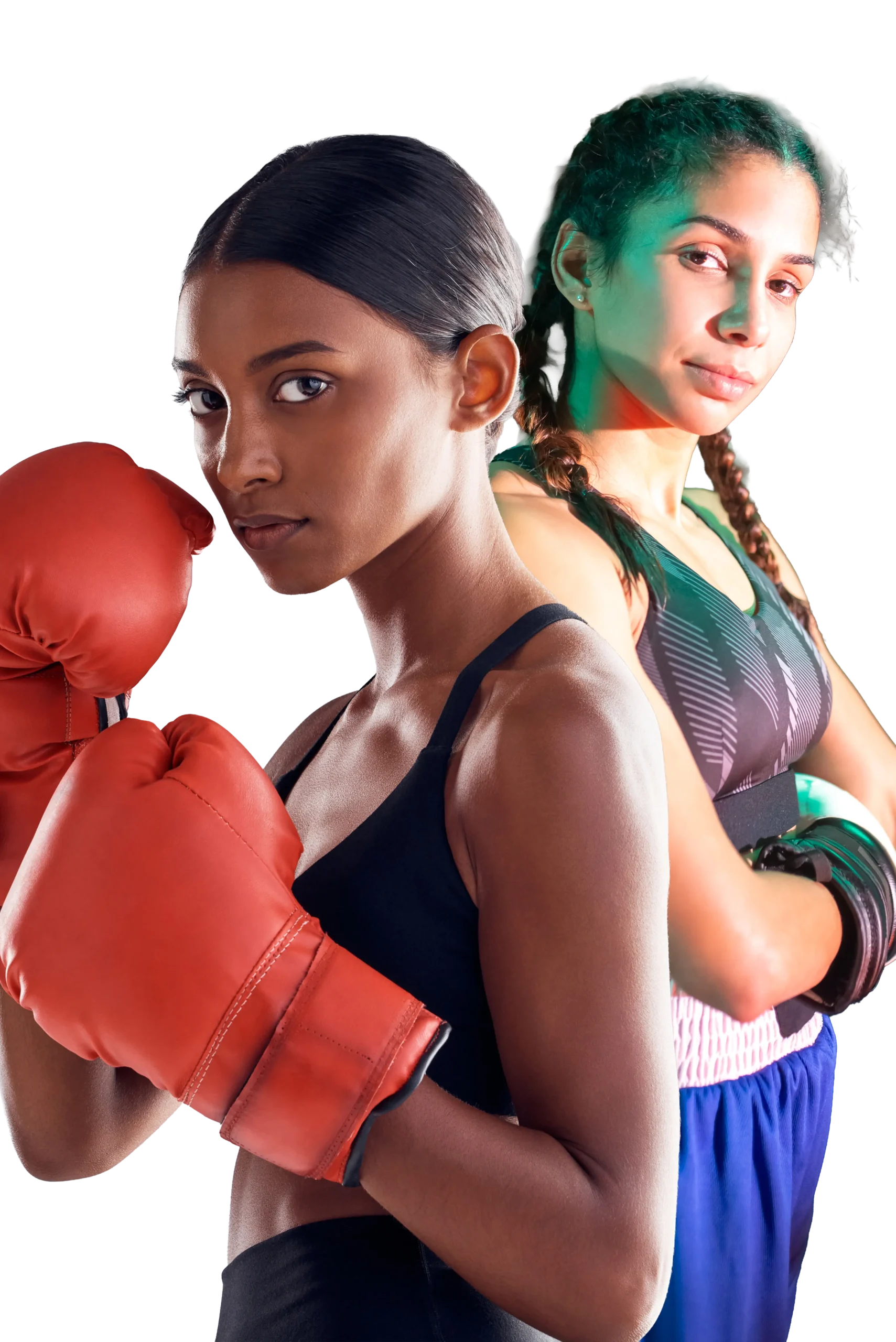 Women training Muay Thai in India